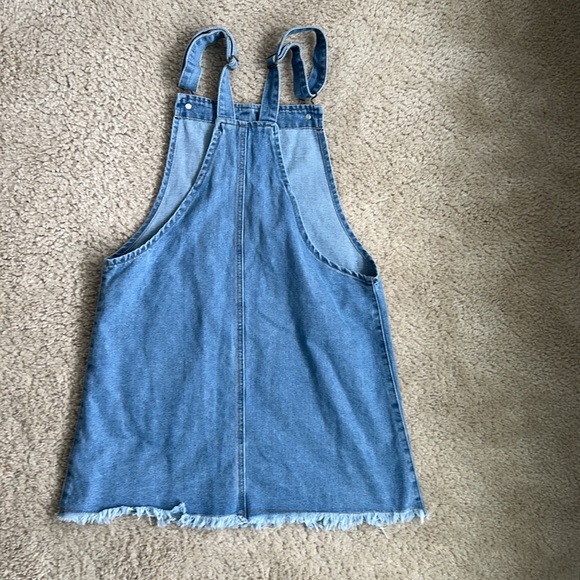 Cotton On Frayed Denim Dress - Picture 2 of 3